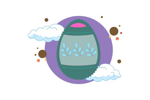 Download Easter Egg  Scalloped Edge Decoration - Scalloped edge Collection