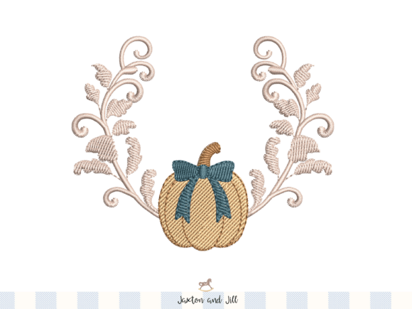 Download Pumpkin Monogram Frame Embroidery - Monogram frame embroidery Collection